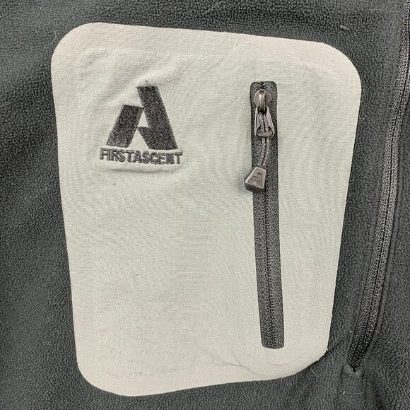 Eddie Bauer First Ascent Sweater Medium Black Fleece Cloud Layer Pro 1/4 Zip - Picture 2 of 9